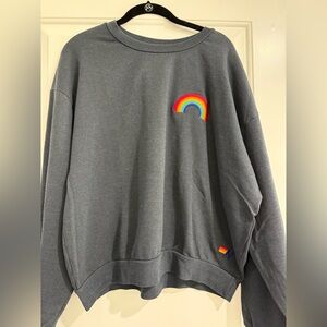 Aviator Nation Rainbow Patch Sweatshirt